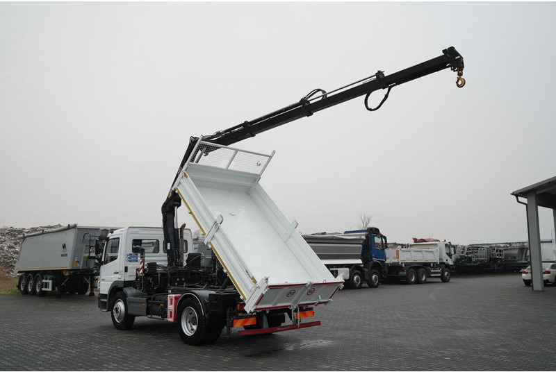 Mercedes-Benz ATEGO 1218 / 4x2 / WYWROTKA + HDS HIAB 0088 BS-3 / PILOT /MANU - Самосвал, Автоманипулятор: фото 3 Mercedes-Benz ATEGO 1218 / 4x2 / WYWROTKA + HDS HIAB 0088 BS-3 / PILOT /MANU - Самосвал, Автоманипулятор: фото 3