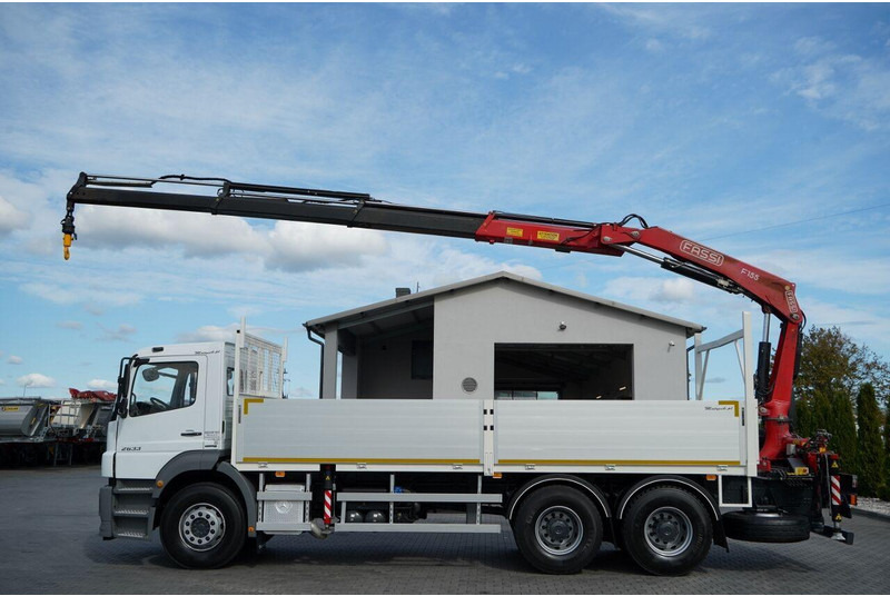 Mercedes-Benz / AXOR 2633 / 6X4 / SKRZYNIOWY - 6,55 M / MOCNA PODŁOGA / HDS FA - Грузовик бортовой/ Платформа, Автоманипулятор: фото 3 Mercedes-Benz / AXOR 2633 / 6X4 / SKRZYNIOWY - 6,55 M / MOCNA PODŁOGA / HDS FA - Грузовик бортовой/ Платформа, Автоманипулятор: фото 3