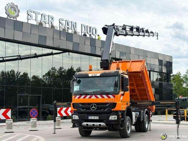 Mercedes-Benz Actros 1841 AK 4x4 Hiab 288E-7 Crane Kipper - Самосвал, Автоманипулятор: фото 5 Mercedes-Benz Actros 1841 AK 4x4 Hiab 288E-7 Crane Kipper - Самосвал, Автоманипулятор: фото 5