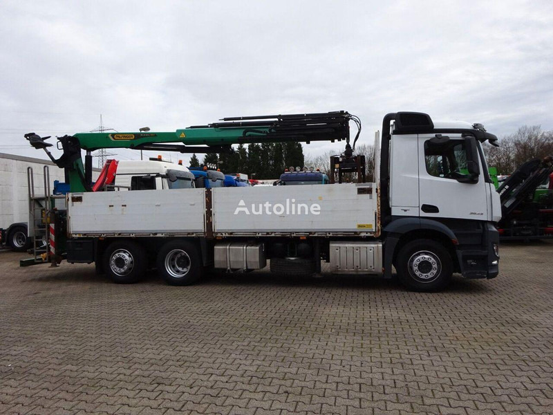 Mercedes-Benz Antos 2543 - Flatbed+crane 6x2 - Грузовик бортовой/ Платформа, Автоманипулятор: фото 3 Mercedes-Benz Antos 2543 - Flatbed+crane 6x2 - Грузовик бортовой/ Платформа, Автоманипулятор: фото 3