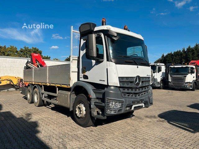 Mercedes-Benz Arocs 2636 - Flatbed truck + crane - Грузовик бортовой/ Платформа, Автоманипулятор: фото 1 Mercedes-Benz Arocs 2636 - Flatbed truck + crane - Грузовик бортовой/ Платформа, Автоманипулятор: фото 1