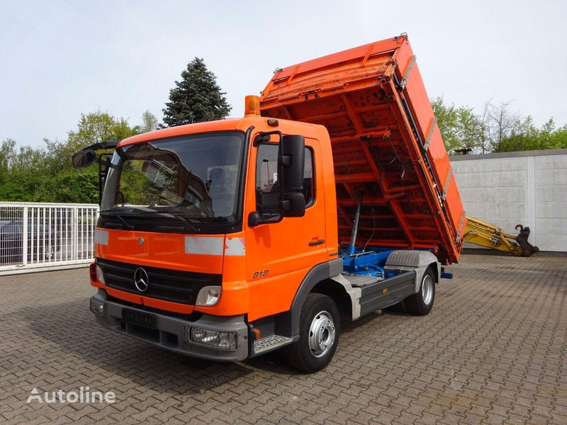 Mercedes-Benz Atego 818 3 way Meiller tipper - Самосвал: фото 1 Mercedes-Benz Atego 818 3 way Meiller tipper - Самосвал: фото 1