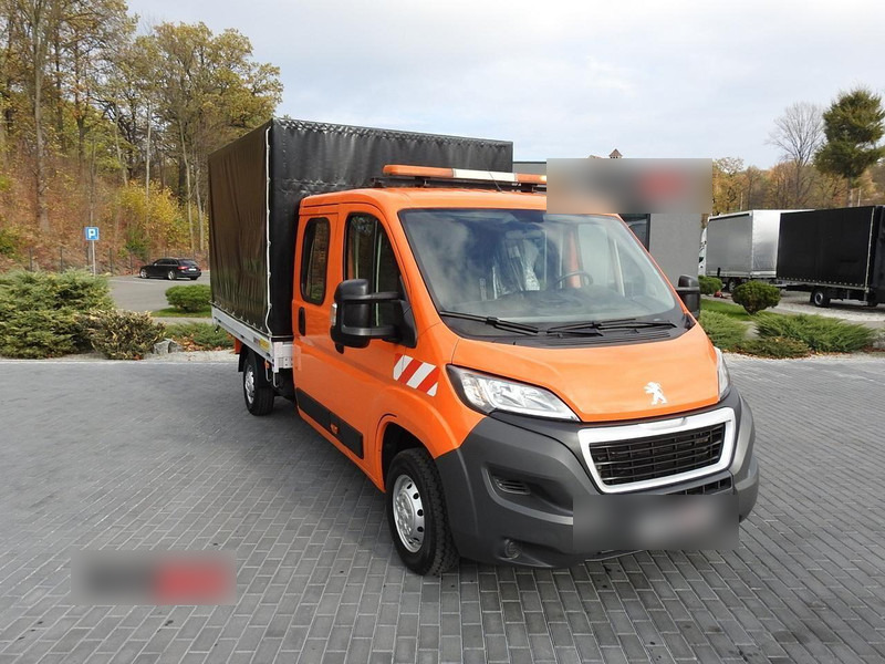 Peugeot BOXER SKRZYNIA PLANDEKA PODWÓJNA KABINA DOKA 7 MIEJSC KLIMATYZAC - Тентованный фургон: фото 1 Peugeot BOXER SKRZYNIA PLANDEKA PODWÓJNA KABINA DOKA 7 MIEJSC KLIMATYZAC - Тентованный фургон: фото 1