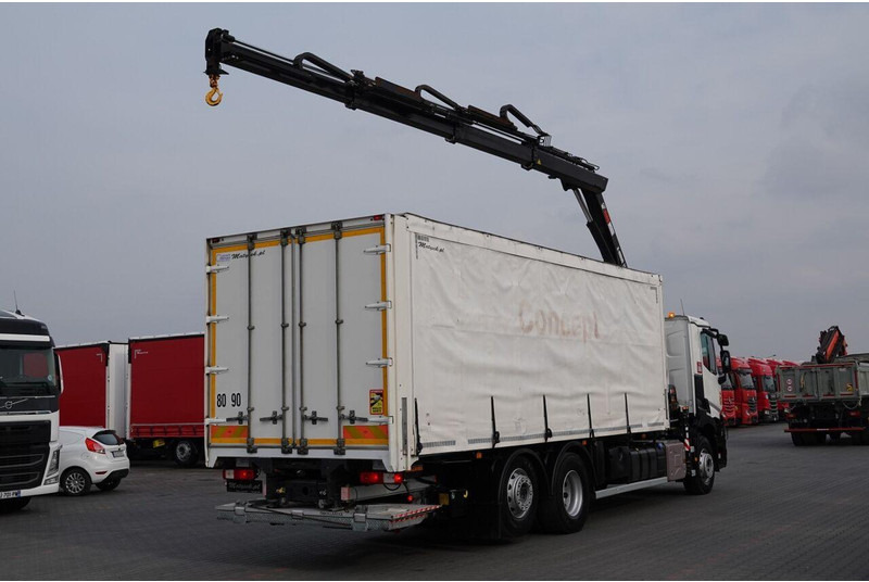 Renault C 380 / 6x2 / SKRZYNIOWY / HDS HIAB 138 B-3 WYSÓW 10,5 M / ROTAT - Тентованный грузовик: фото 4 Renault C 380 / 6x2 / SKRZYNIOWY / HDS HIAB 138 B-3 WYSÓW 10,5 M / ROTAT - Тентованный грузовик: фото 4