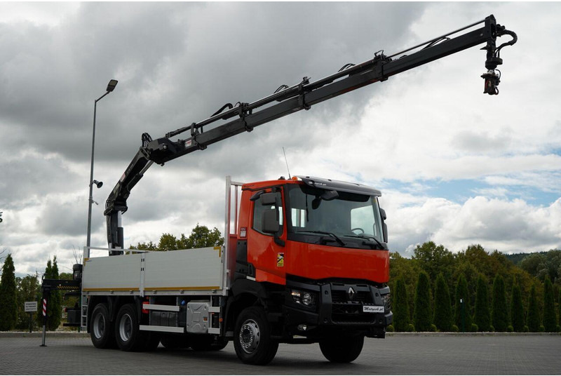 Грузовик бортовой/ Платформа, Автоманипулятор Renault K 380 / 6X4 / SKRZYNIOWY 6.2 M / + HDS HIAB 166 ES-4 / MAX UDŹWI: фото 6 Грузовик бортовой/ Платформа, Автоманипулятор Renault K 380 / 6X4 / SKRZYNIOWY 6.2 M / + HDS HIAB 166 ES-4 / MAX UDŹWI: фото 6