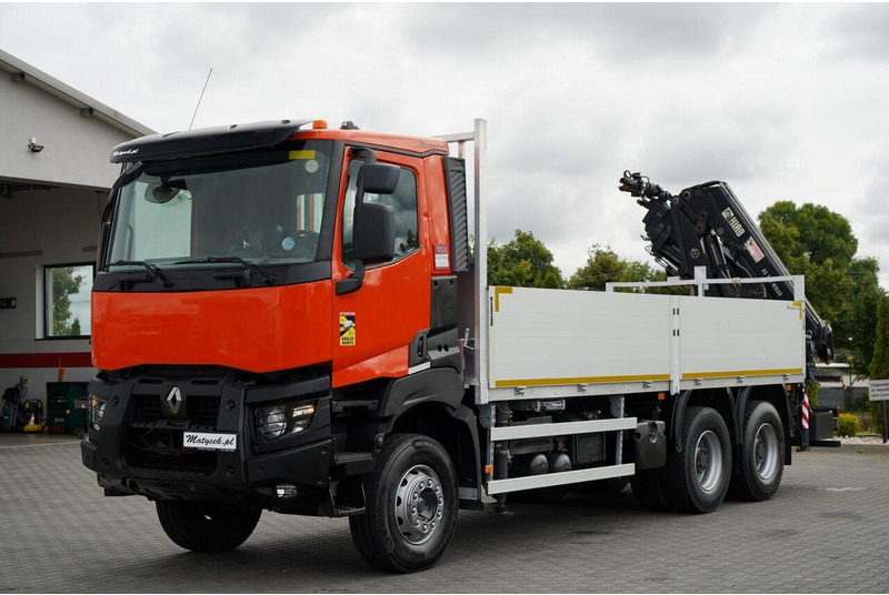 Грузовик бортовой/ Платформа, Автоманипулятор Renault K 380 / 6X4 / SKRZYNIOWY 6.2 M / + HDS HIAB 166 ES-4 / MAX UDŹWI: фото 9 Грузовик бортовой/ Платформа, Автоманипулятор Renault K 380 / 6X4 / SKRZYNIOWY 6.2 M / + HDS HIAB 166 ES-4 / MAX UDŹWI: фото 9