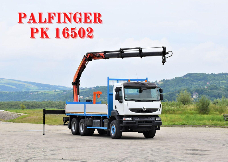 Renault KERAX 370 - Грузовик бортовой/ Платформа, Автоманипулятор: фото 1 Renault KERAX 370 - Грузовик бортовой/ Платформа, Автоманипулятор: фото 1