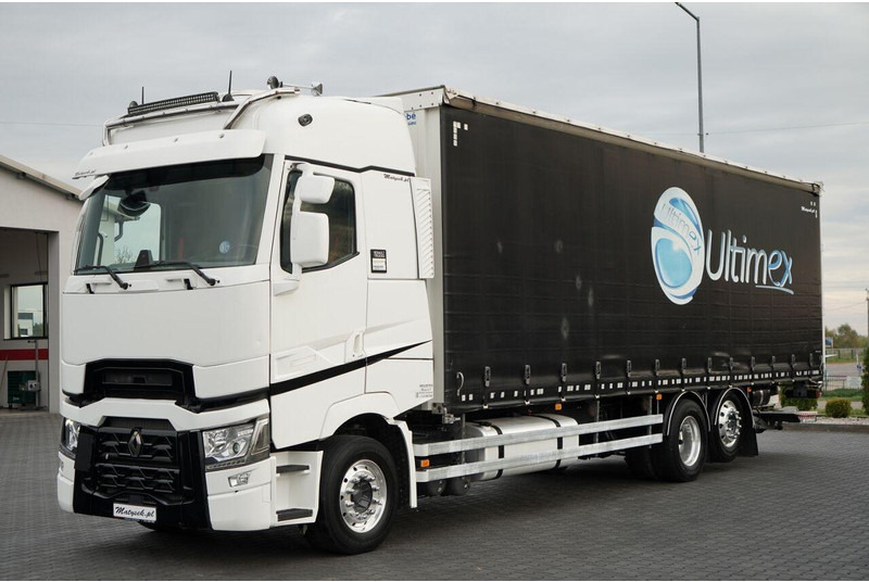 Renault T 440 / 6X2 / SOLÓWKA / FIRANKA 9.5 M / I-PARK COOL / WINDA / AL - Тентованный грузовик: фото 1 Renault T 440 / 6X2 / SOLÓWKA / FIRANKA 9.5 M / I-PARK COOL / WINDA / AL - Тентованный грузовик: фото 1