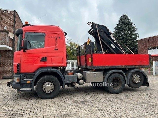 Scania 124 L 470 - Flatbed + crane - Грузовик бортовой/ Платформа, Автоманипулятор: фото 1 Scania 124 L 470 - Flatbed + crane - Грузовик бортовой/ Платформа, Автоманипулятор: фото 1