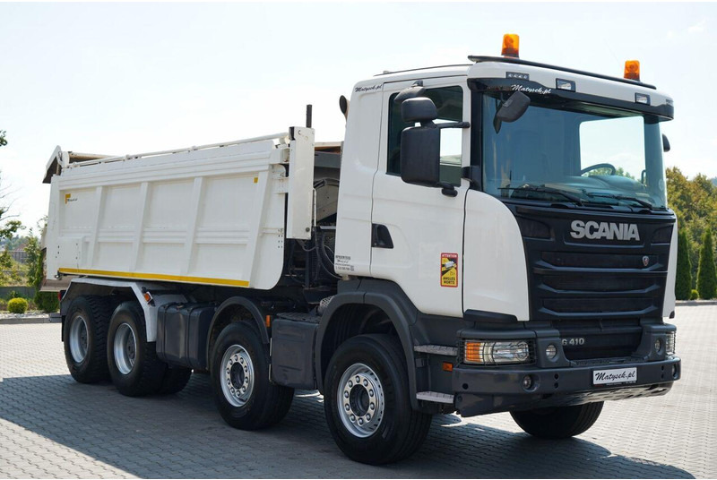 Scania G 410 / 8X4 / ZABUDOWA SAMOWYŁADOWCZA DO ASFALTU / 2X HYDROKLAPA - Асфальтоукладчик: фото 5 Scania G 410 / 8X4 / ZABUDOWA SAMOWYŁADOWCZA DO ASFALTU / 2X HYDROKLAPA - Асфальтоукладчик: фото 5