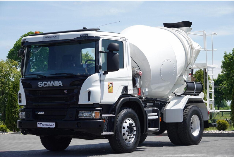 Scania P 320 / BETONOMIESZARKA / GRUSZKA /5 m3 / ALUFELGI / EURO 6 - Автобетоносмеситель: фото 2 Scania P 320 / BETONOMIESZARKA / GRUSZKA /5 m3 / ALUFELGI / EURO 6 - Автобетоносмеситель: фото 2
