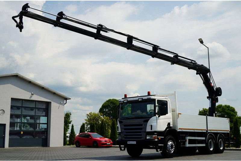 Scania P 360 / 6X4 / SKRZYNIOWY 4.85 + HDS HIAB 211 E-6 HIDUO / UDŹWIG - Грузовик бортовой/ Платформа, Автоманипулятор: фото 2 Scania P 360 / 6X4 / SKRZYNIOWY 4.85 + HDS HIAB 211 E-6 HIDUO / UDŹWIG - Грузовик бортовой/ Платформа, Автоманипулятор: фото 2