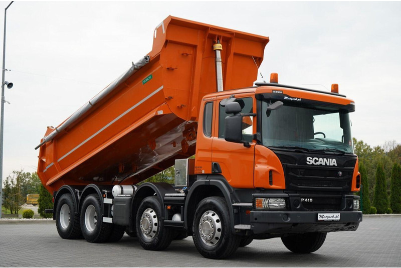 Scania P 410 / 8x4 / WYWROTKA TYLNOZSYPOWA / ALUFELGI / OPONY 100% / MA - Самосвал: фото 1 Scania P 410 / 8x4 / WYWROTKA TYLNOZSYPOWA / ALUFELGI / OPONY 100% / MA - Самосвал: фото 1
