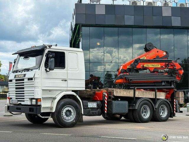 Грузовик бортовой/ Платформа, Автоманипулятор Scania R143 HL 6x2 PALFINGER PK44002 Crane Kran: фото 16