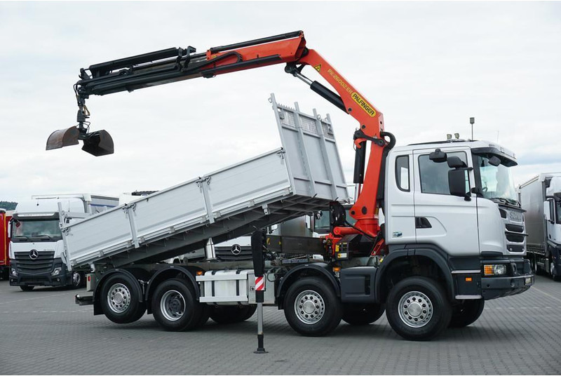 Scanvo G 400 / E 5 / 8 X 4 / 4 x 4 / WYWROTKA + HDS / TRIDEM / PALFINGE - Самосвал, Автоманипулятор: фото 4 Scanvo G 400 / E 5 / 8 X 4 / 4 x 4 / WYWROTKA + HDS / TRIDEM / PALFINGE - Самосвал, Автоманипулятор: фото 4