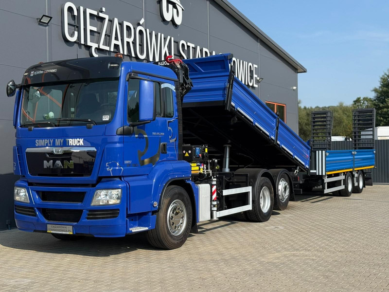 MAN TGS 26.360 wywrotka 3-stronna hds HMF 1420 K2+ Samro CD19TJ przy - Тягач: фото 1 MAN TGS 26.360 wywrotka 3-stronna hds HMF 1420 K2+ Samro CD19TJ przy - Тягач: фото 1