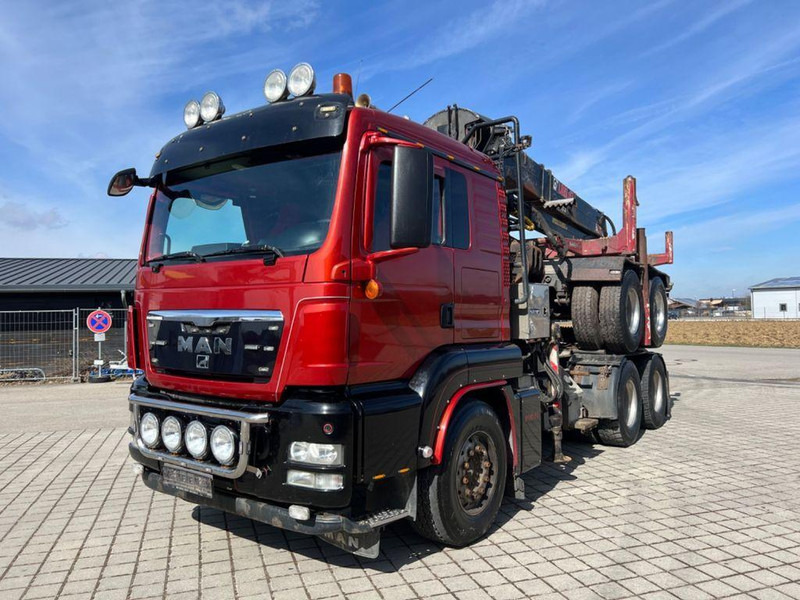 MAN TGS 26.540 6x4 Darus nyergesvontató + rönkszállító pótkocsi Logl - Тягач: фото 1 MAN TGS 26.540 6x4 Darus nyergesvontató + rönkszállító pótkocsi Logl - Тягач: фото 1