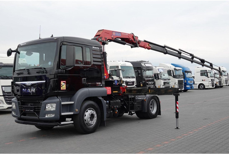 MAN TGS 480 / HDS HMF 1820 / WYSIEG 17,5 m / EURO 6 / MANUAL / STERO - Тягач: фото 1 MAN TGS 480 / HDS HMF 1820 / WYSIEG 17,5 m / EURO 6 / MANUAL / STERO - Тягач: фото 1