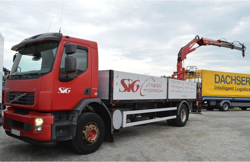 Грузовик бортовой/ Платформа, Автоманипулятор Volvo FE 18.320 FLATBED CRANE: фото 16 Грузовик бортовой/ Платформа, Автоманипулятор Volvo FE 18.320 FLATBED CRANE: фото 16