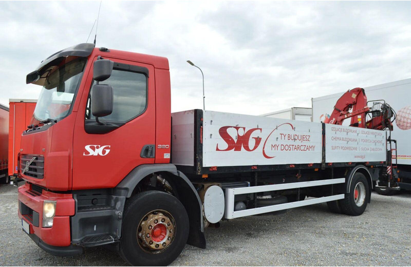 Volvo FE 18.320 FLATBED CRANE - Грузовик бортовой/ Платформа, Автоманипулятор: фото 2 Volvo FE 18.320 FLATBED CRANE - Грузовик бортовой/ Платформа, Автоманипулятор: фото 2