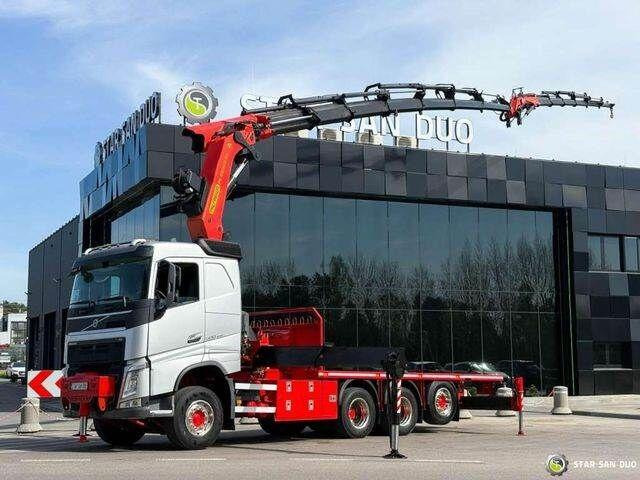 Volvo FH 500 8x4*4 PK65002 Fly JIB Crane 7456 h Winch - Грузовик бортовой/ Платформа, Автоманипулятор: фото 1 Volvo FH 500 8x4*4 PK65002 Fly JIB Crane 7456 h Winch - Грузовик бортовой/ Платформа, Автоманипулятор: фото 1
