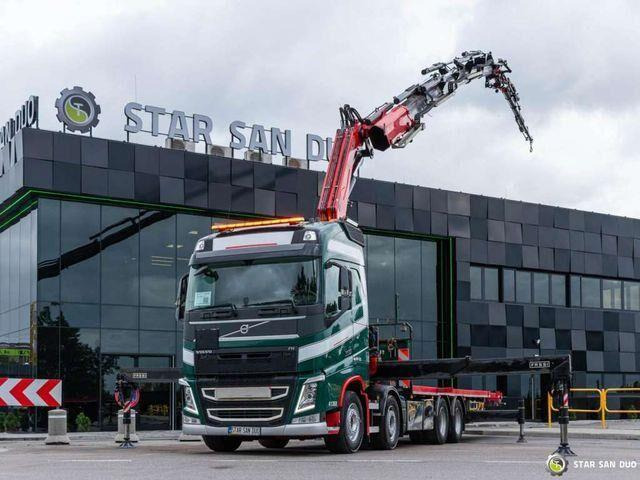 Volvo FH 510 8x4 FASSI F820 RA2.26 Fly Jib Crane Kran - Грузовик бортовой/ Платформа, Автоманипулятор: фото 2 Volvo FH 510 8x4 FASSI F820 RA2.26 Fly Jib Crane Kran - Грузовик бортовой/ Платформа, Автоманипулятор: фото 2