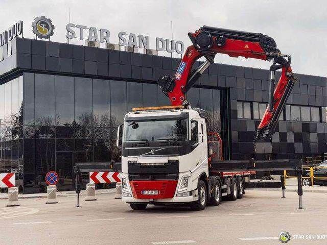 Volvo FH 550 8x2 HMF 8520 FLY JIB Winch Crane Euro 6 - Грузовик бортовой/ Платформа, Автоманипулятор: фото 2 Volvo FH 550 8x2 HMF 8520 FLY JIB Winch Crane Euro 6 - Грузовик бортовой/ Платформа, Автоманипулятор: фото 2