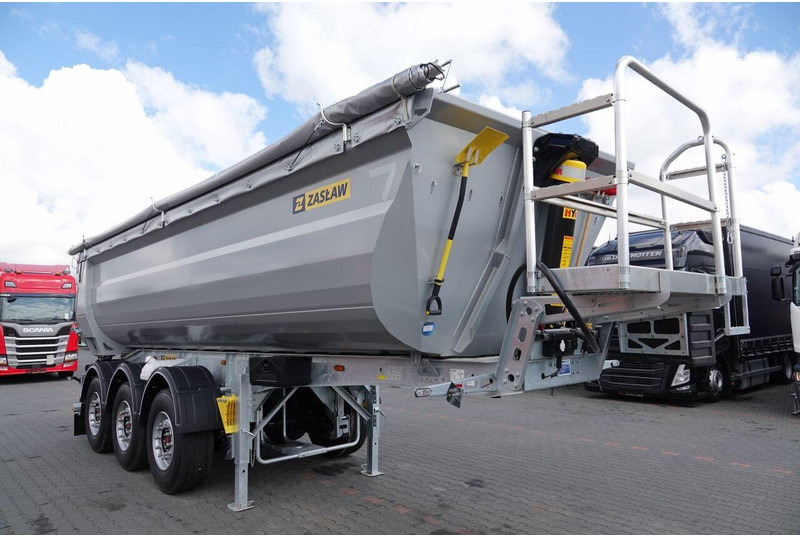 ZASŁAW WYWROTKA 26 m3 / FABRYCZNIE NOWA / STALOWA / RYNNA WANNA HP / OŚ - Самосвальный полуприцеп: фото 2 ZASŁAW WYWROTKA 26 m3 / FABRYCZNIE NOWA / STALOWA / RYNNA WANNA HP / OŚ - Самосвальный полуприцеп: фото 2