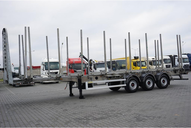 Zaslaw KŁONICOWA / DO DREWNA / WAGA 6 400 KG / OŚ PODNOSZONA - Прицеп лесовоз: фото 3 Zaslaw KŁONICOWA / DO DREWNA / WAGA 6 400 KG / OŚ PODNOSZONA - Прицеп лесовоз: фото 3