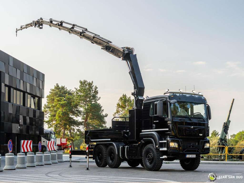 MAN TGS 26.420 6x6 HMF 3000 K6 Fly Jib Crane Basket - Автоманипулятор: фото 2 MAN TGS 26.420 6x6 HMF 3000 K6 Fly Jib Crane Basket - Автоманипулятор: фото 2