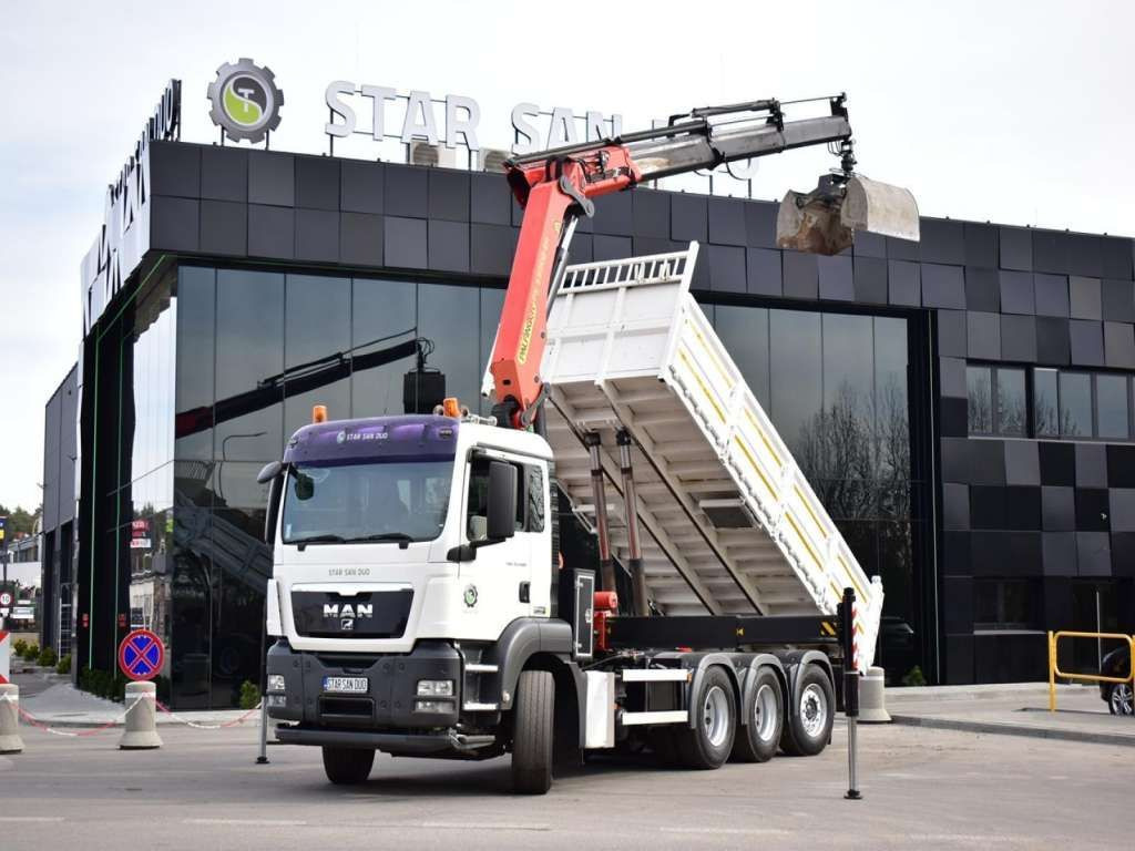 MAN TGS 35.400 8X4 PALFINGER PK 33002 CRANE KIPPER - Автоманипулятор: фото 1 MAN TGS 35.400 8X4 PALFINGER PK 33002 CRANE KIPPER - Автоманипулятор: фото 1
