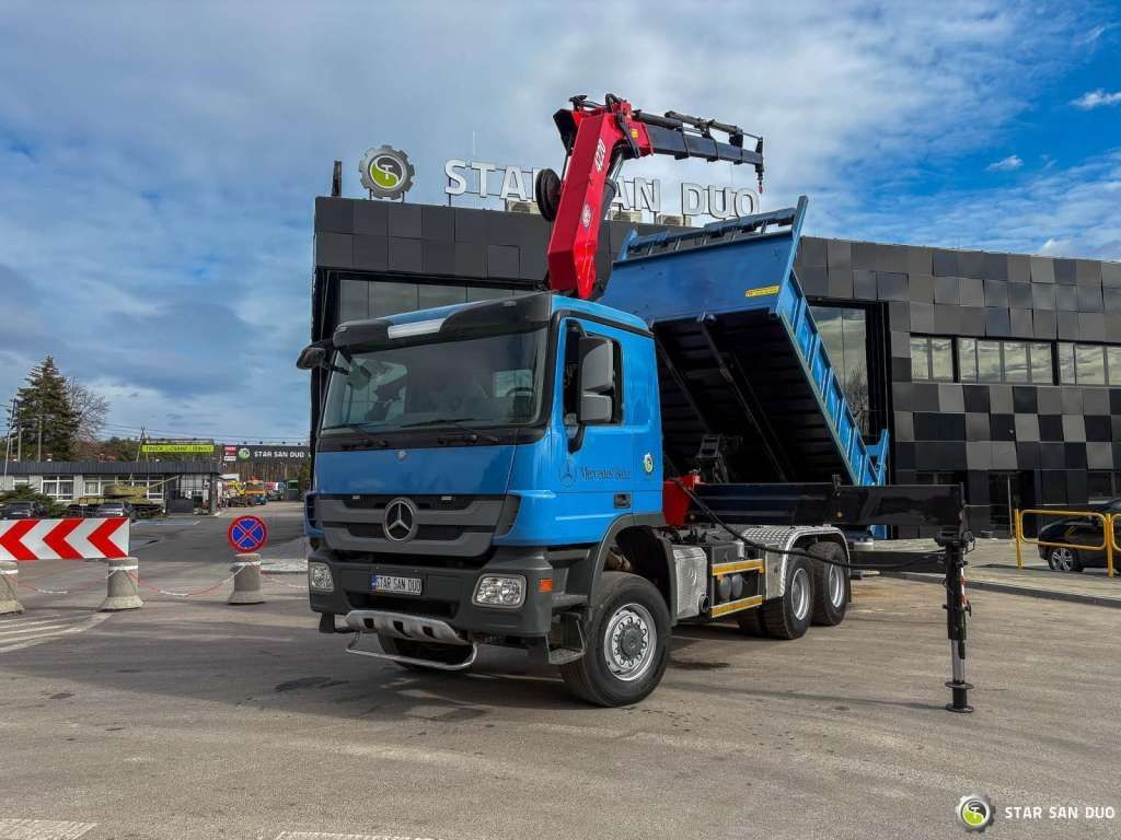 Mercedes-Benz ACTROS 3341 6x6 HMF 4220 K4 CRANE KIPPER - Автоманипулятор: фото 5 Mercedes-Benz ACTROS 3341 6x6 HMF 4220 K4 CRANE KIPPER - Автоманипулятор: фото 5