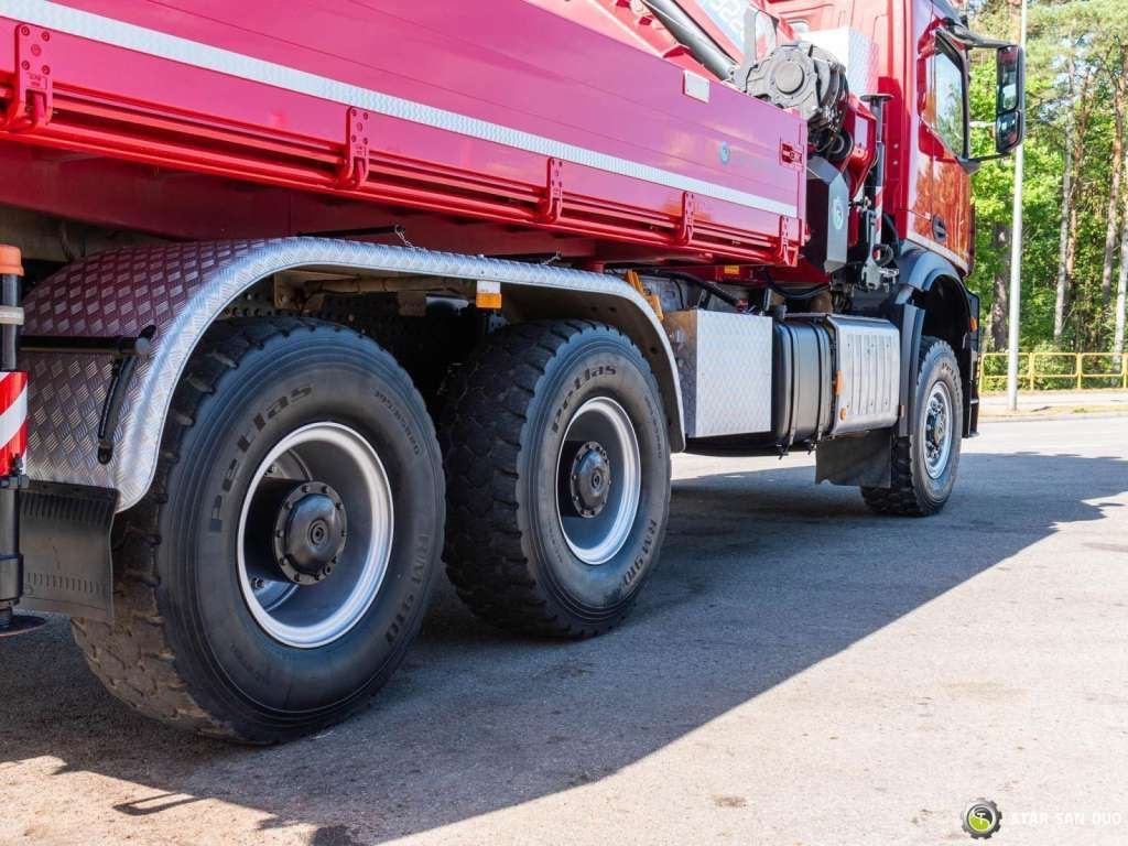 Автоманипулятор Mercedes-Benz  AROCS 3345 6x6 HMF 3220 Winch Crane tipper: фото 20