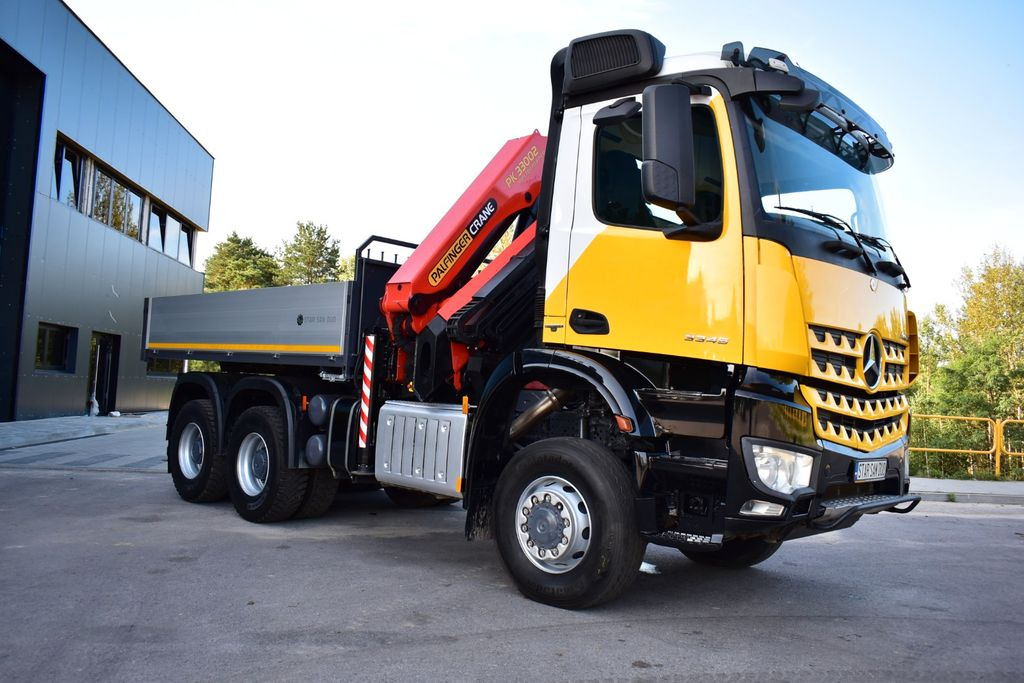 Mercedes-Benz AROCS 3345 6x6 PALFINGER PK 33002 EURO 6 KRAN - Автоманипулятор, Грузовик бортовой/ Платформа: фото 3 Mercedes-Benz AROCS 3345 6x6 PALFINGER PK 33002 EURO 6 KRAN - Автоманипулятор, Грузовик бортовой/ Платформа: фото 3