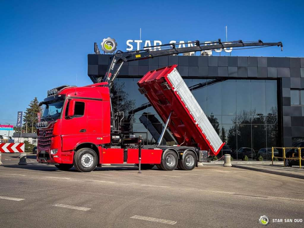 Mercedes-Benz AROCS 3358L 6x4 HIAB 192X-HIPRO E-6 Crane Kippe - Автоманипулятор: фото 2 Mercedes-Benz AROCS 3358L 6x4 HIAB 192X-HIPRO E-6 Crane Kippe - Автоманипулятор: фото 2