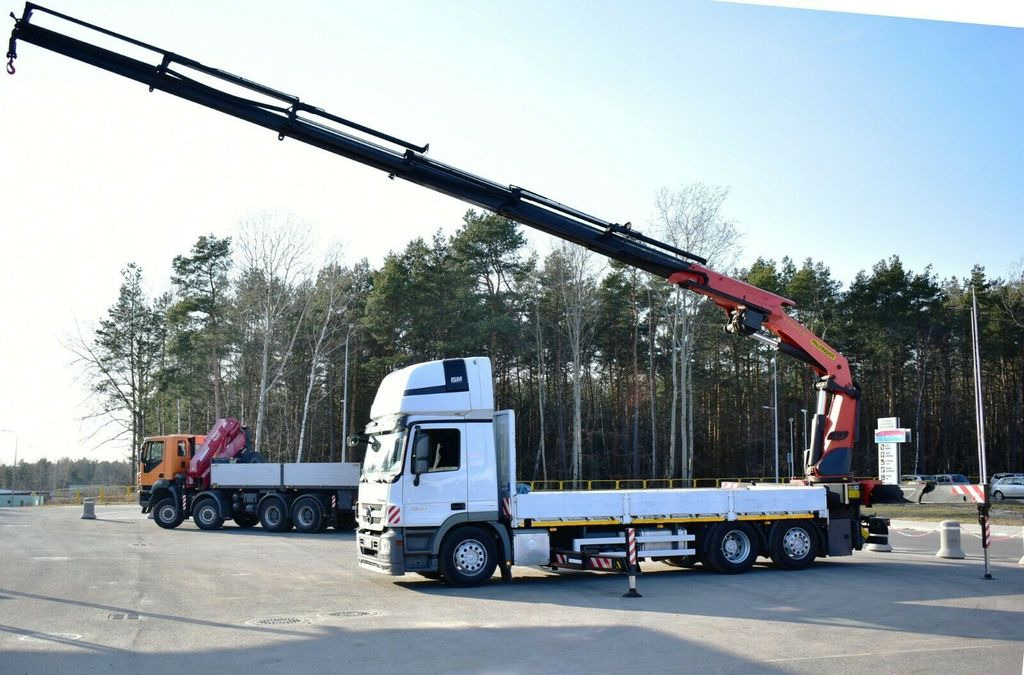 Автоманипулятор, Грузовик бортовой/ Платформа Mercedes-Benz Actros 2546 6x2 Palfinger PK 53002 Crane Kran: фото 6