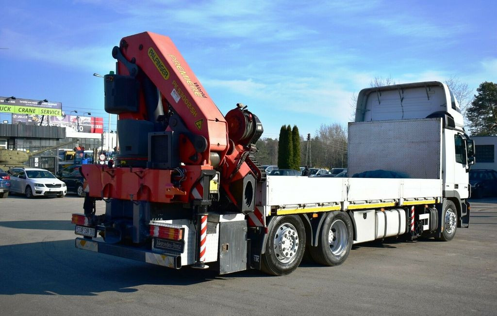 Автоманипулятор, Грузовик бортовой/ Платформа Mercedes-Benz Actros 2546 6x2 Palfinger PK 53002 Crane Kran: фото 9
