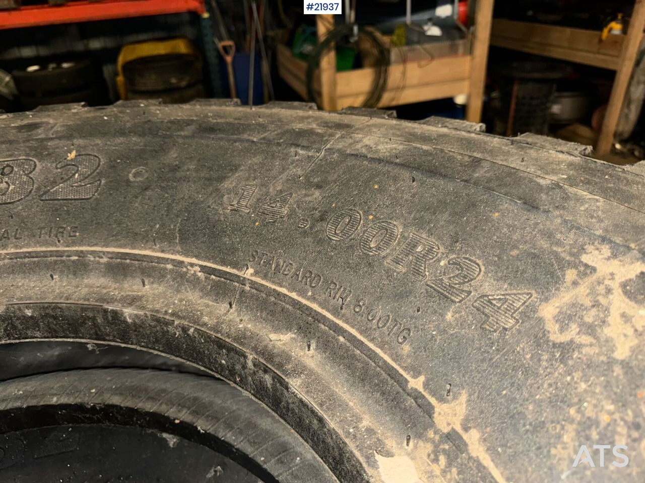 4 stk dekk til hjullaster eller veghøvel - Шина для Строительной техники: фото 5 4 stk dekk til hjullaster eller veghøvel - Шина для Строительной техники: фото 5