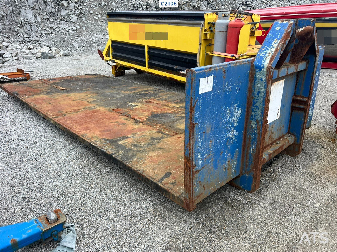 Контейнер для мультилифта Asfaltbalje m/ krokramme ,manuelt kapell og hydraulisk Baklem: фото 16