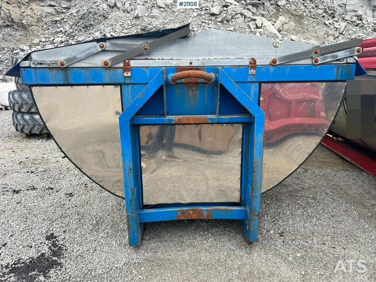 Контейнер для мультилифта Asfaltbalje m/ krokramme ,manuelt kapell og hydraulisk Baklem: фото 9