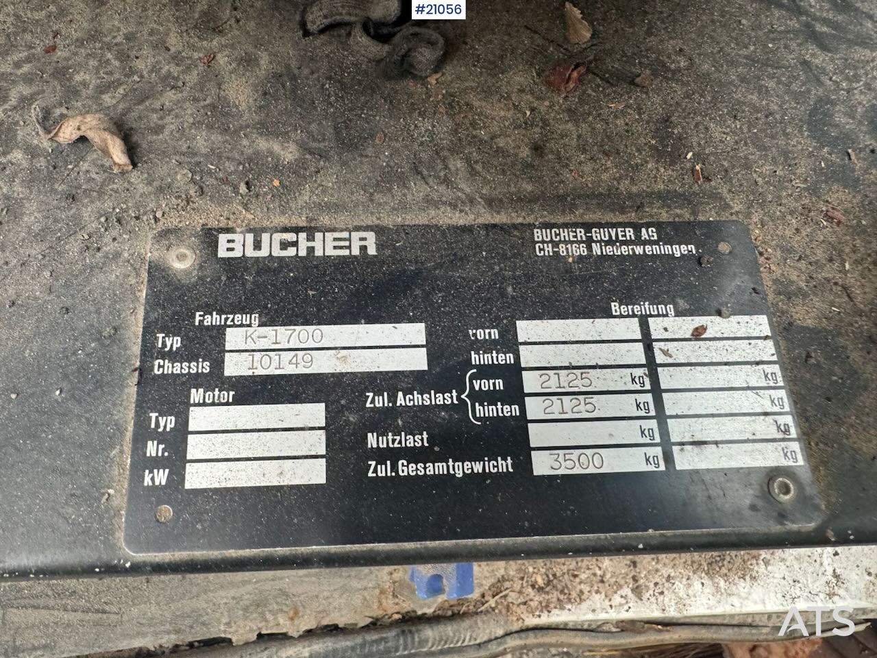 Bucher K-1700 в лизинг Bucher K-1700: фото 14