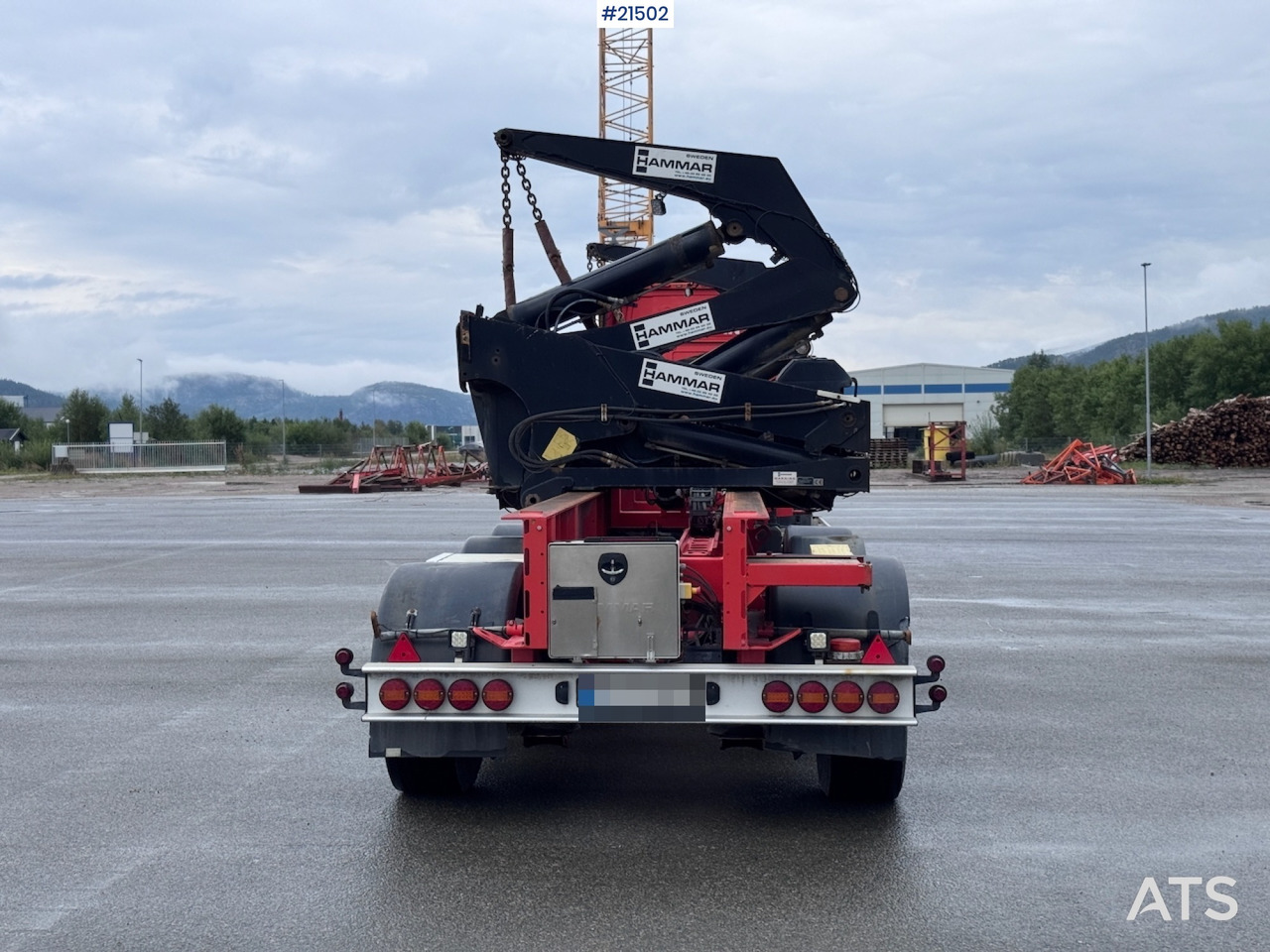 Hammar 195 S Sidelaster - Шасси полуприцеп: фото 5 Hammar 195 S Sidelaster - Шасси полуприцеп: фото 5