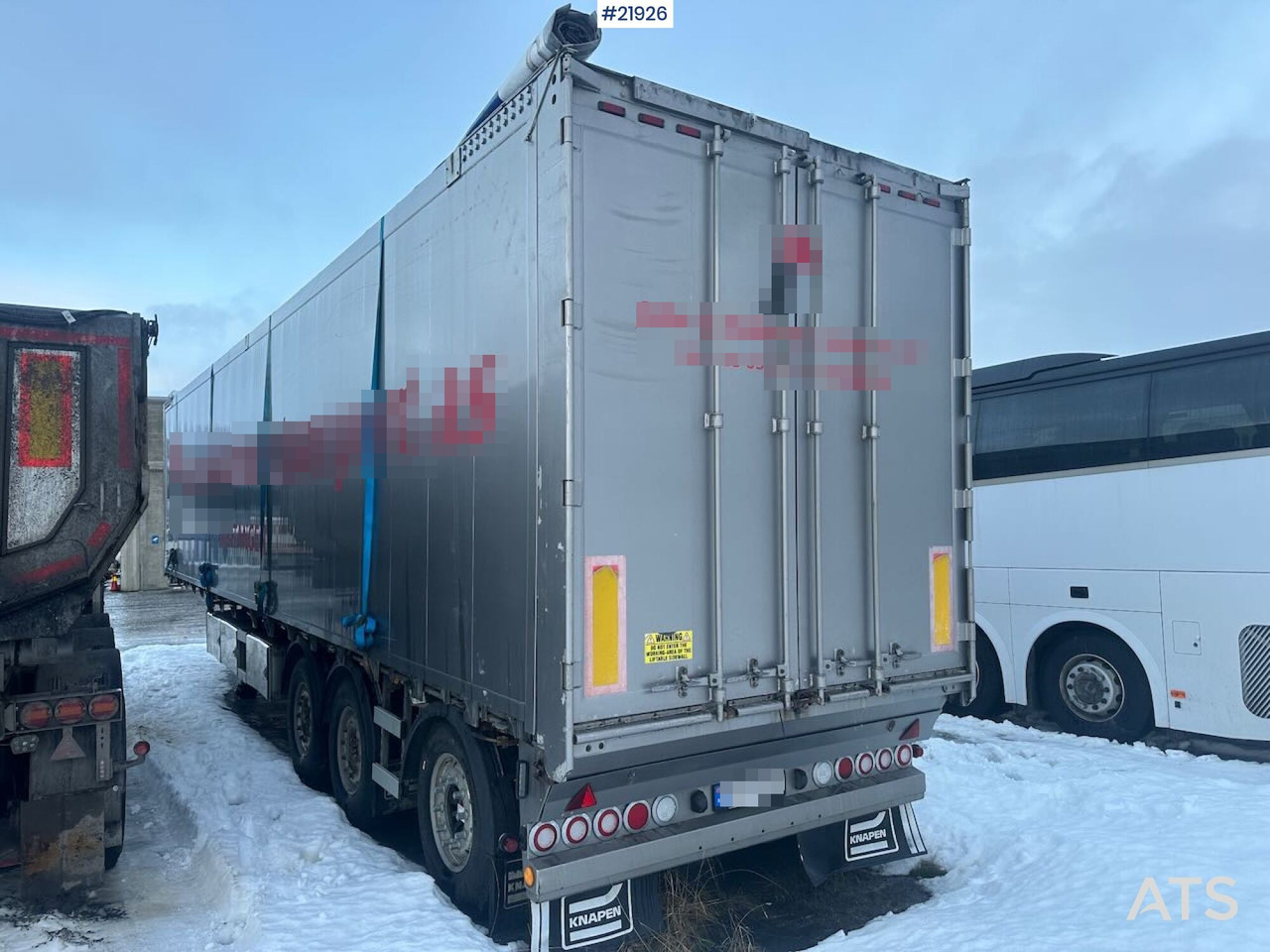 Knapen Kcw Walking floor 33 pallers - Полуприцеп с подвижным полом: фото 4 Knapen Kcw Walking floor 33 pallers - Полуприцеп с подвижным полом: фото 4