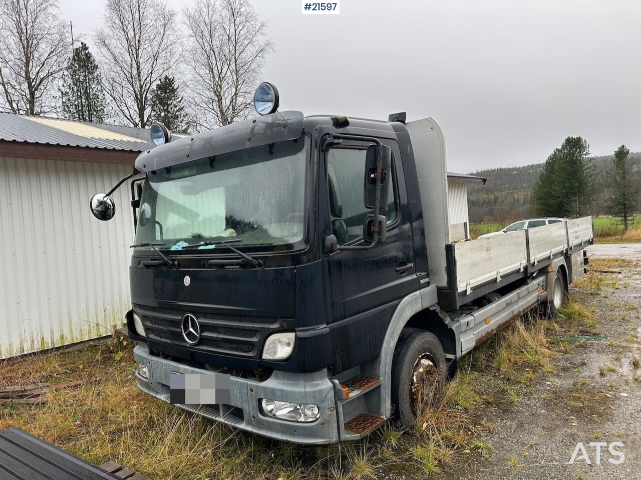 Mercedes 1524 L planbil m/ ny kompressor og vinterdekk. Ikke EU godkjent. - Грузовик бортовой/ Платформа: фото 2 Mercedes 1524 L planbil m/ ny kompressor og vinterdekk. Ikke EU godkjent. - Грузовик бортовой/ Платформа: фото 2