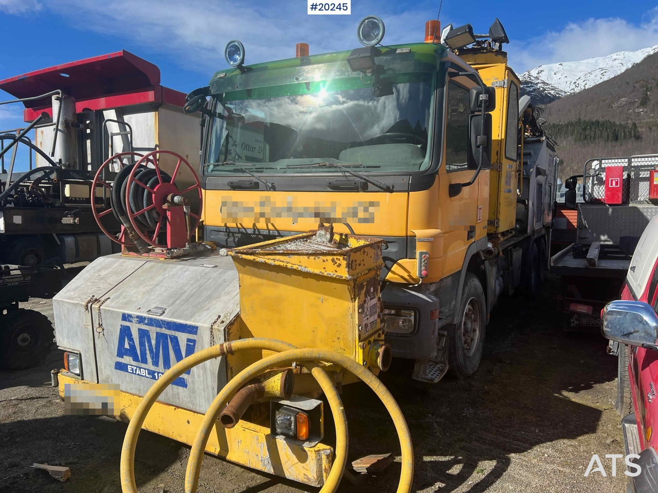 Mercedes Actros 2641 6x4 M/ 2008 AMV 7450 Betong sprøyterigg påbygg - Автобетононасос: фото 4 Mercedes Actros 2641 6x4 M/ 2008 AMV 7450 Betong sprøyterigg påbygg - Автобетононасос: фото 4