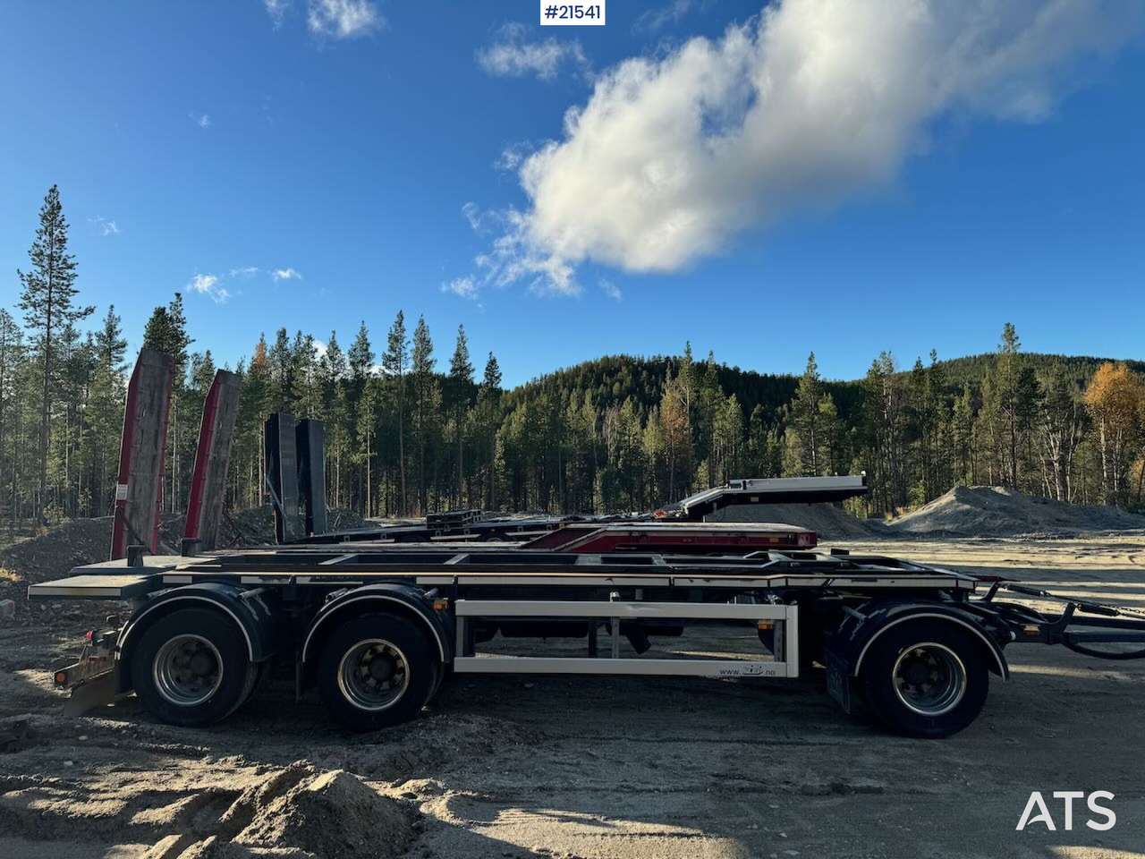 Прицеп мультилифт/ Бункеровоз Nor-Slep 2022 Nor Slep SL-28KT Krokhenger m/ tipp: фото 1