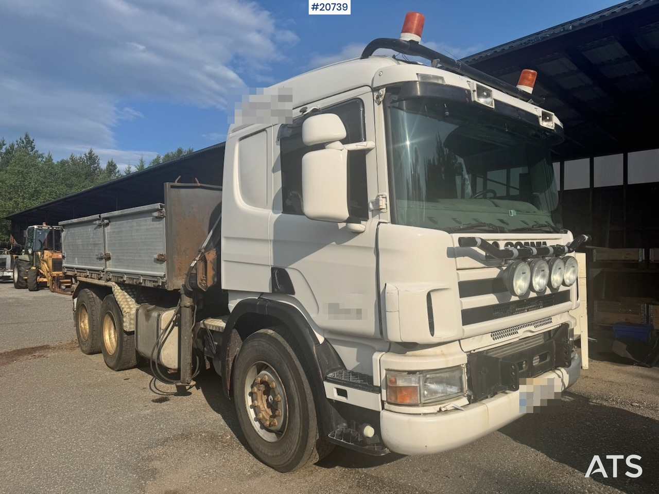Scania P124 - Грузовик бортовой/ Платформа, Автоманипулятор: фото 1 Scania P124 - Грузовик бортовой/ Платформа, Автоманипулятор: фото 1