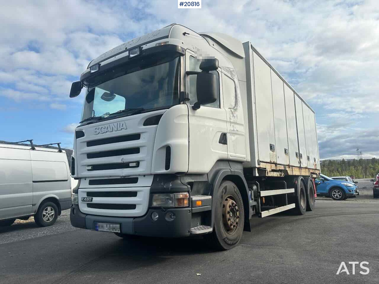 Scania R480 3 akslet conatinerbil m/ lift - Грузовик с закрытым кузовом: фото 1 Scania R480 3 akslet conatinerbil m/ lift - Грузовик с закрытым кузовом: фото 1
