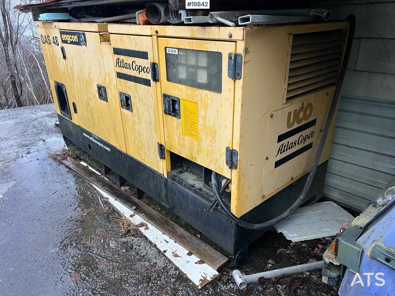 Atlas Copco Strøm generator - Строительная техника: фото 1 Atlas Copco Strøm generator - Строительная техника: фото 1