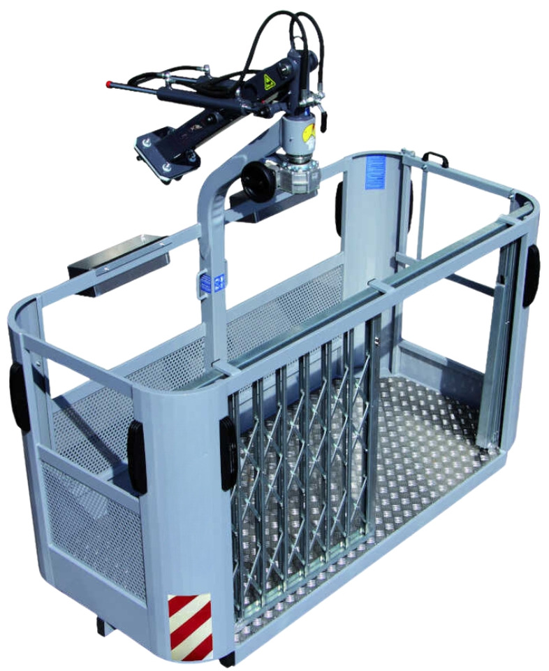 Iron rotating basket with sliding door CPGPD-4H-F - Навесное оборудование для Кранов-манипуляторов: фото 1 Iron rotating basket with sliding door CPGPD-4H-F - Навесное оборудование для Кранов-манипуляторов: фото 1